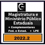 G7 Jurídico - COMBO Magistratura Estadual e MP + Complementares Estaduais e Federais +  LPE (G7 2022.2)